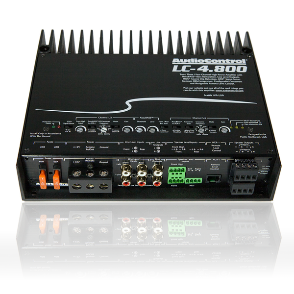 AudioControl AudioControl LC-4.800 LC Series 4 Channel Amp Amplifier with Accubass 800w RMS 855814005785 