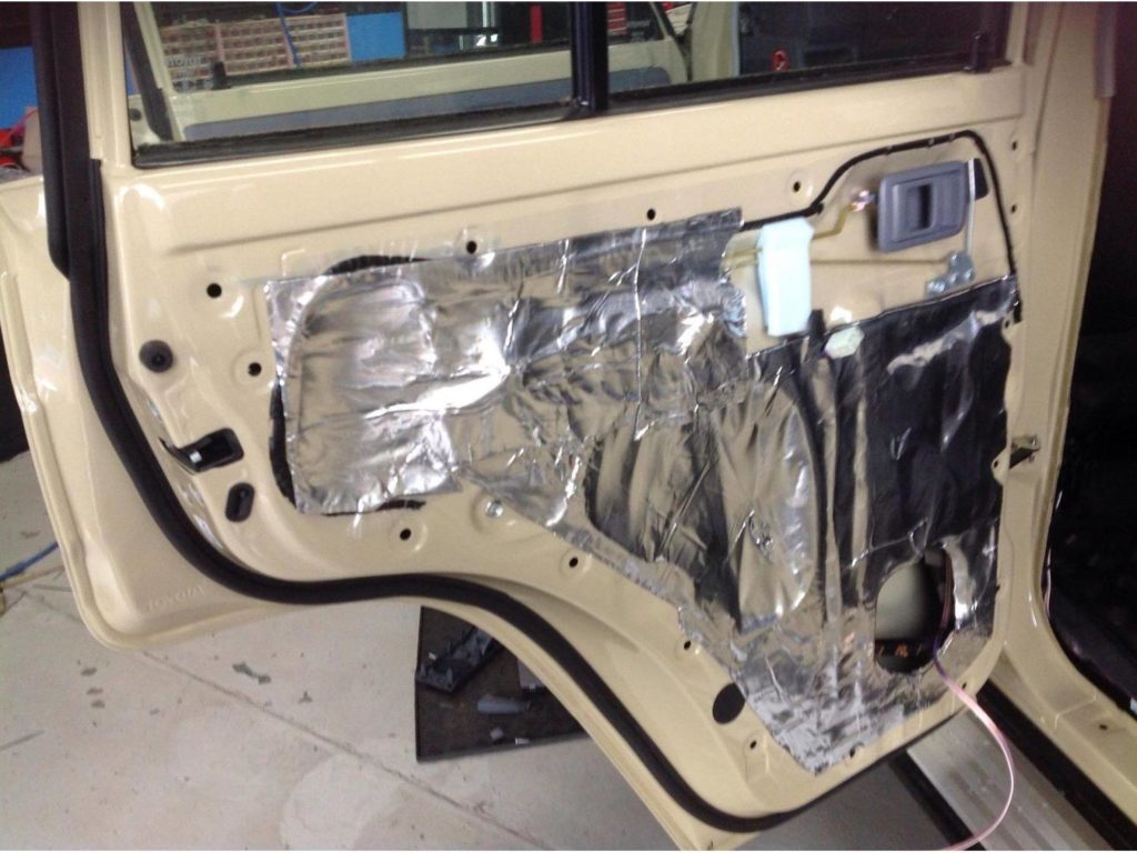 Toyota Landcruiser 70s Series Sound Deadening Rear Doors